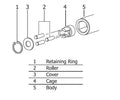 Ko-ken Renewal Kit for 4100M-12 Stud Puller - professional pullers