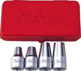 1/2 Sq. Dr. Stud Bolt Setter Set  M6-M12 Fine pitch thread   4 pieces