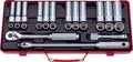1/2 Sq. Dr. 27 Piece 12-Point Metric Socket Set  10-24mm
