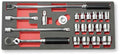 1/2 Sq. Dr. 21 Piece Z-Series 6-Point Metric Socket Set  8-32mm