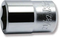1/2 Sq. Dr. Socket  21/32 6 point Length 37mm