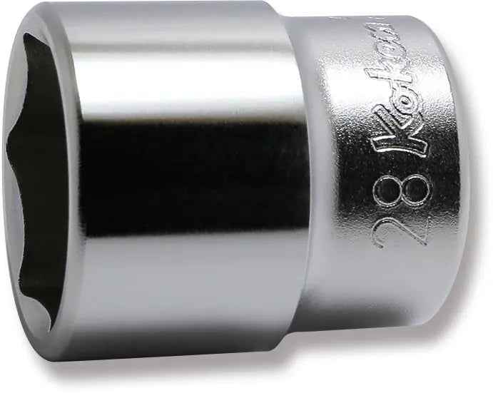 1/2 Sq. Dr. Socket  28mm 6 point Length 43mm