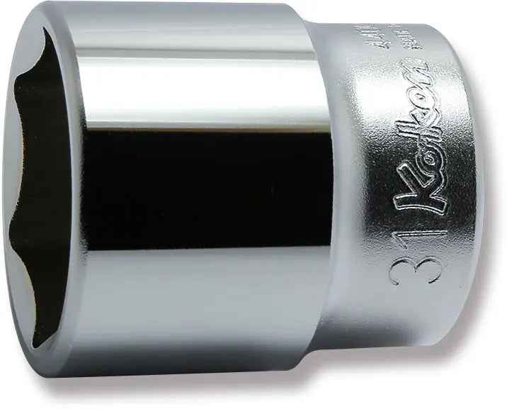 1/2 Sq. Dr. Socket  31mm 6 point Length 46mm