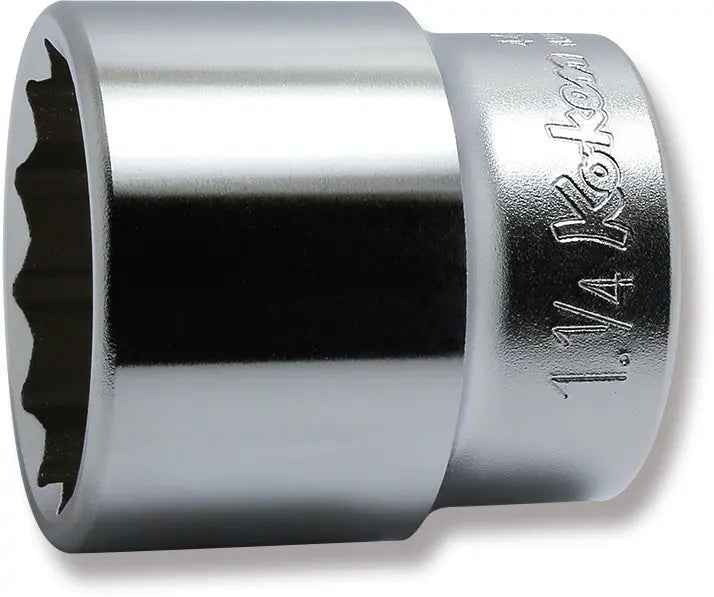 1/2 Sq. Dr. Socket  1.1/4 12 point Length 46mm