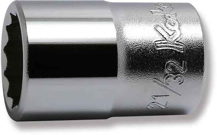 1/2 Sq. Dr. Socket  21/32 12 point Length 37mm