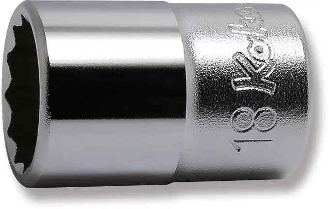 1/2 Sq. Dr. Socket  18mm 12 point Length 37mm