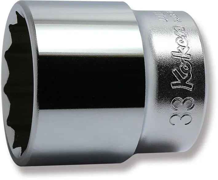 1/2 Sq. Dr. Socket  33mm 12 point Length 47mm