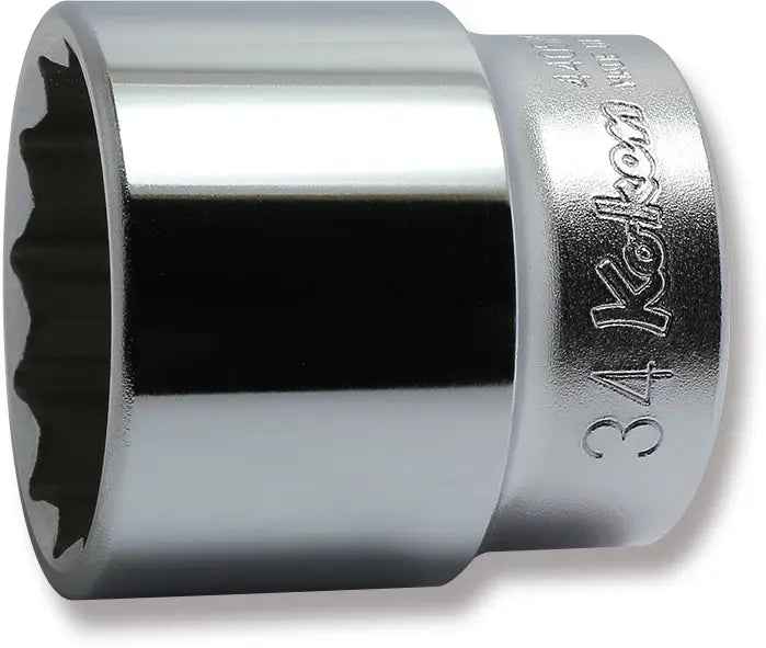1/2 Sq. Dr. Socket  34mm 12 point Length 47mm