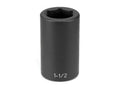 Grey Pneumatic #5 Spline x 1-5/8 in. Deep Impact Socket