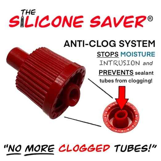Silicone Saver - Anti-Clog Dispenser Caps for RTV Silicone Sealant 3oz Flexible Tubes