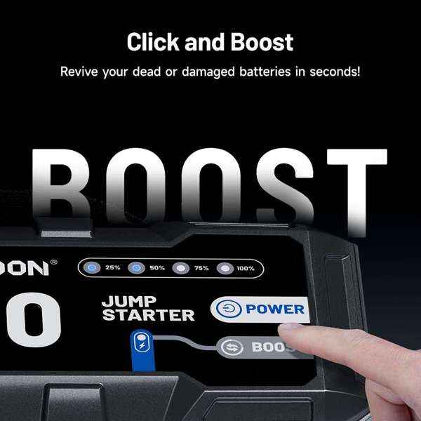 TOPDON 3000 Peak Amp Battery Jump Starter, Power Bank, & Flashlight - Ridge Toolbox