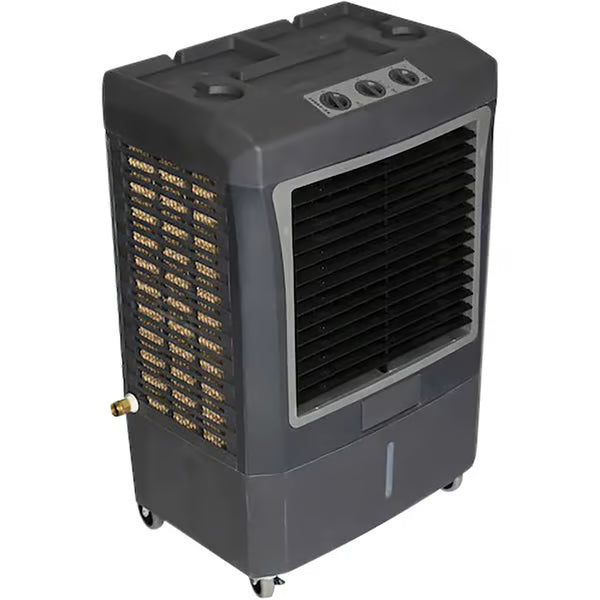 HESSAIRE (HES) Hessaire MC37V 3,100 CFM (Cubic Ft per Min) 3-Spd Port Hi Vel Cool Fan-Evap Coolr for 950 sq.ft. Gry