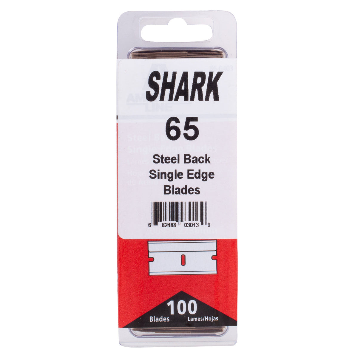Shark Industries - 100 PK Steel Razor Blades - Ridge Toolbox