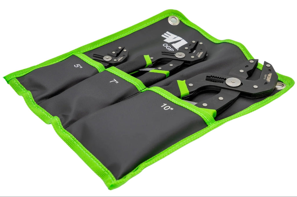 Vim Tools - 3 Pc. Orca Grip Auto Adjusting Plier Set