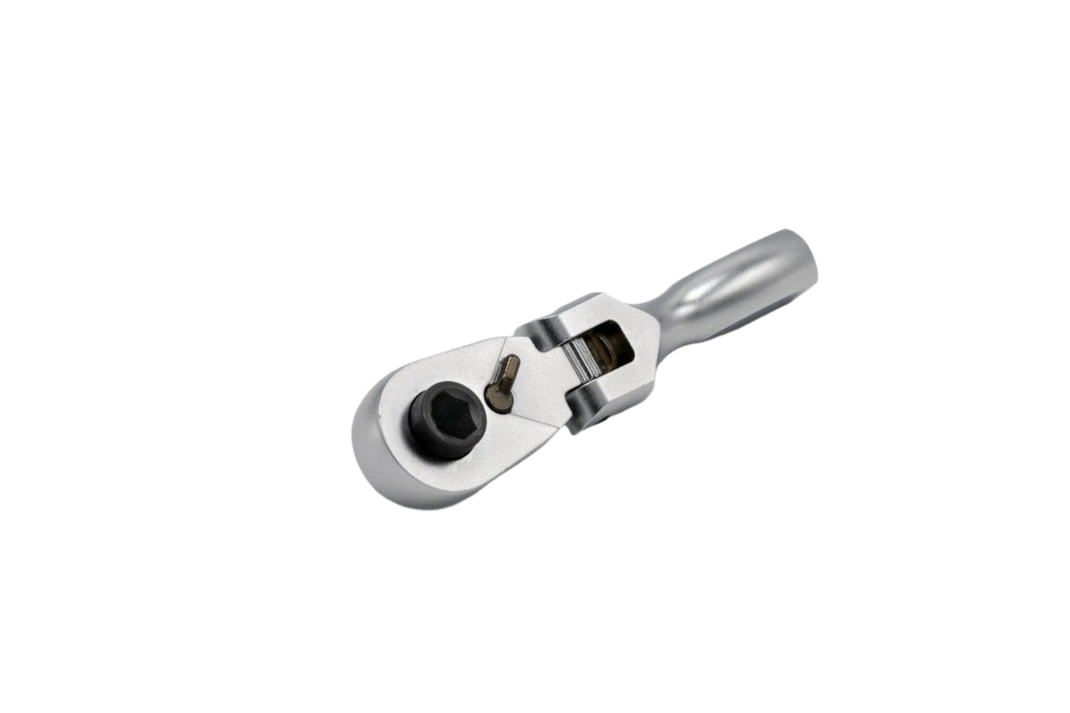 VIM Tools - 1/4’’ Dr. x 1/4’’ DUAL HEAD NANO FLEX RATCHET