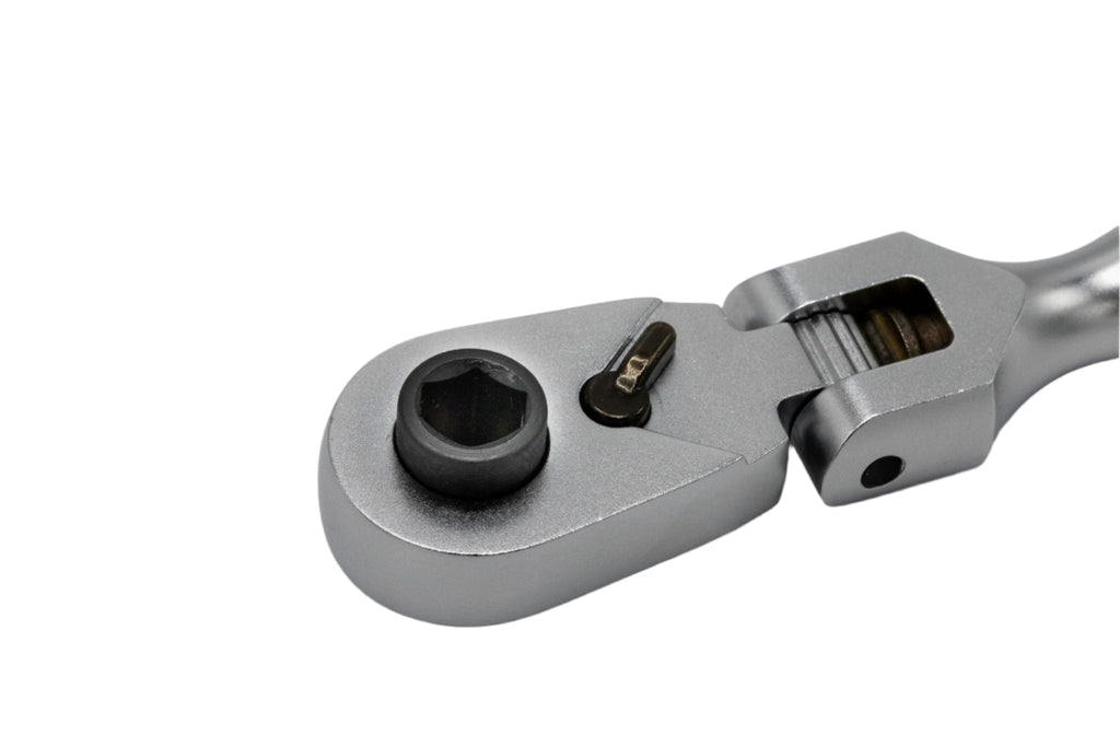 VIM Tools - 1/4’’ Dr. x 1/4’’ DUAL HEAD NANO FLEX RATCHET