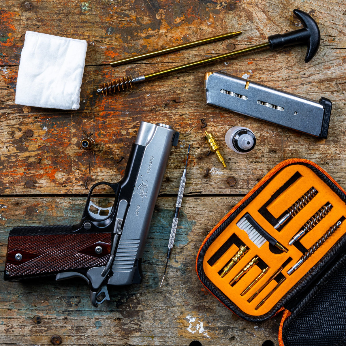 Vim Tools - 16 Piece Gun Cleaning Kit - Ridge Toolbox