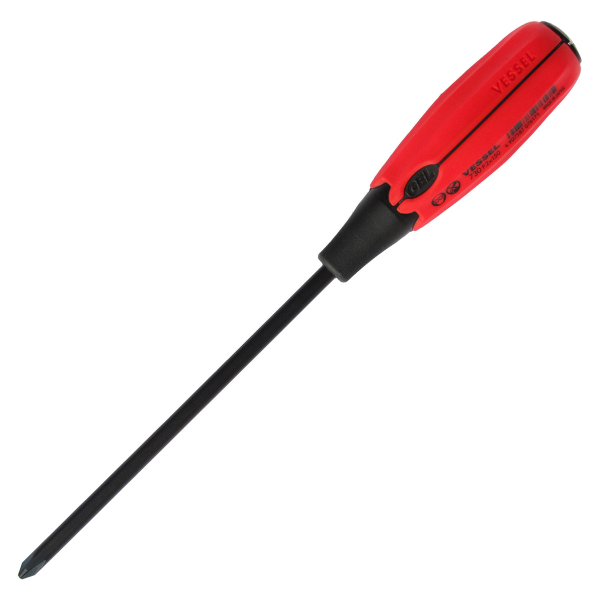 Vessel SUPER CUSHION Tang-Thru Screwdriver No.730 +2x150