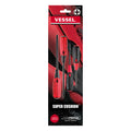 Vessel SUPER CUSHION JISDRIVE Screwdriver 4PC. Set - professional screwdrivers