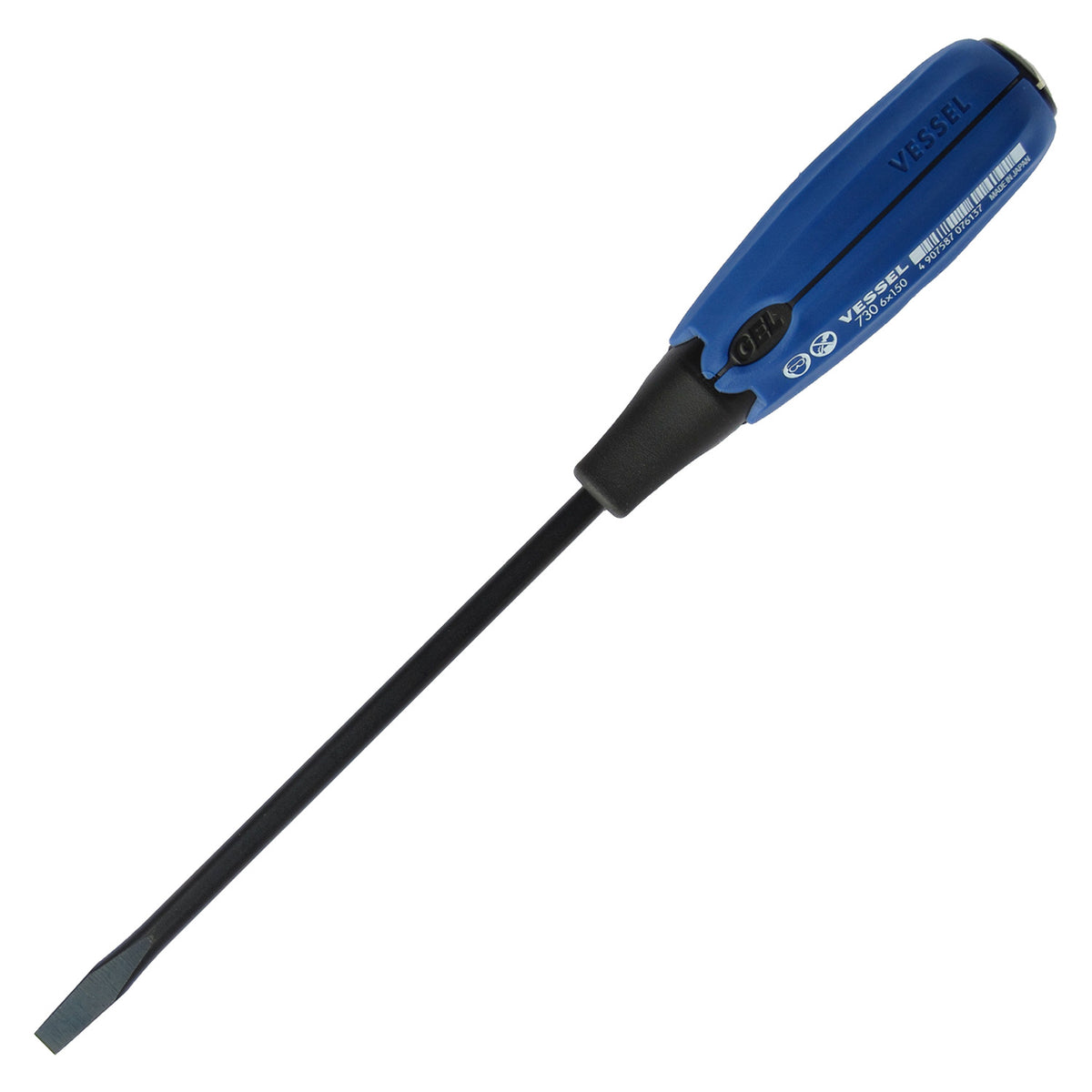 Vessel SUPER CUSHION Tang-Thru Screwdriver No.730 -6x150