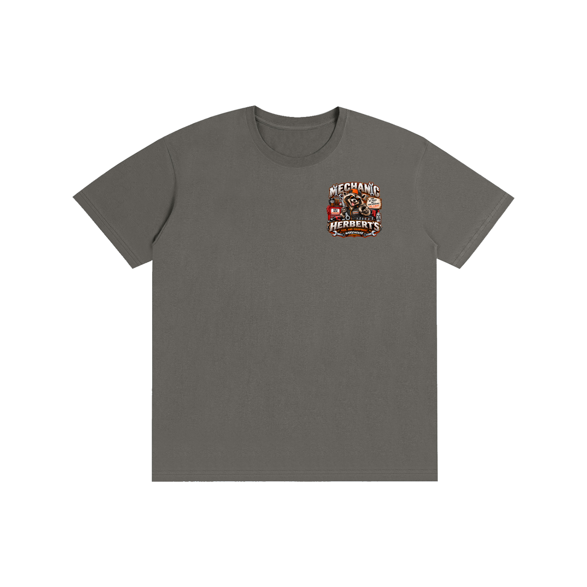 Ricky Raccoon Mechanic Tee - Herbert's Tool & Equipment