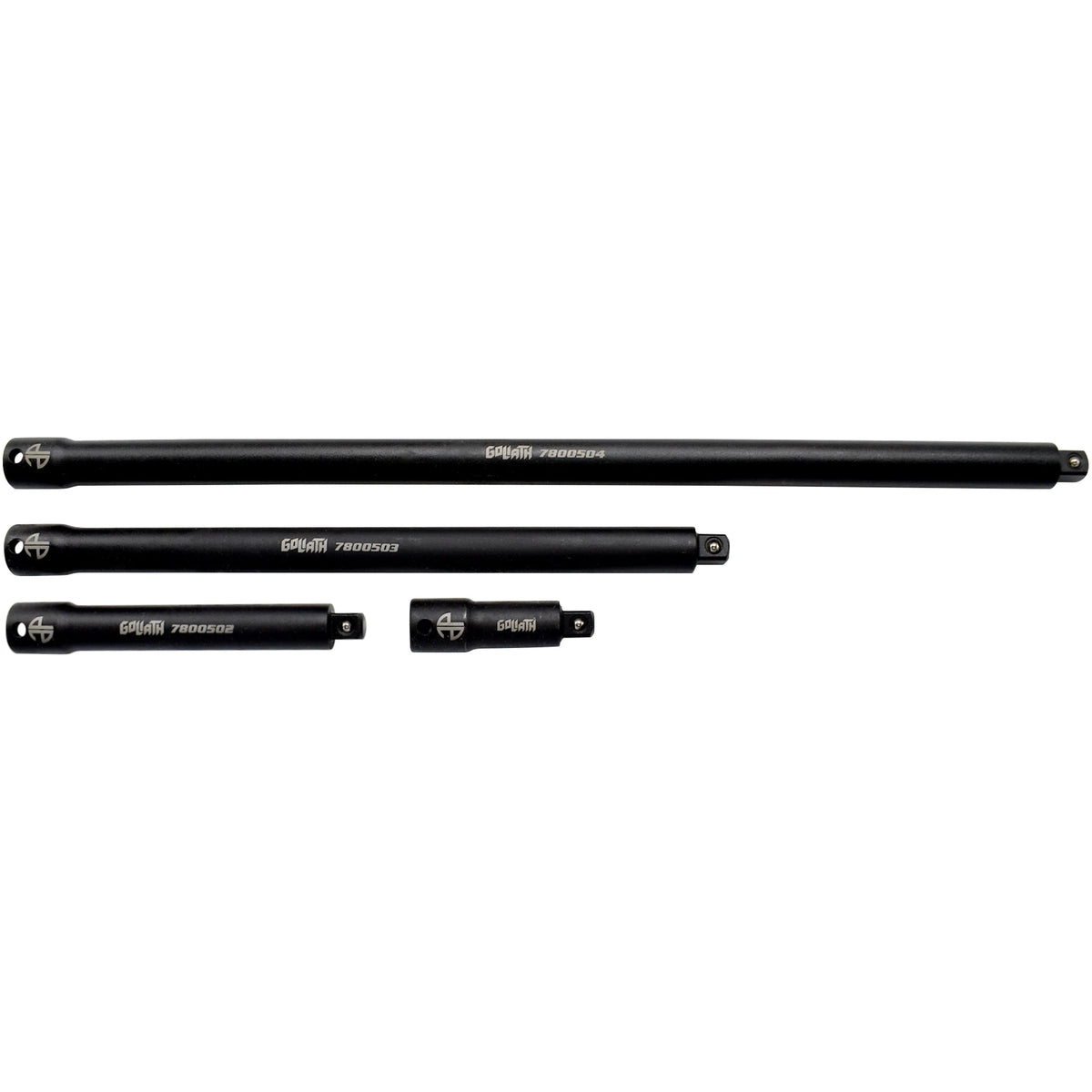 4-Piece 3/8″ Drive Goliath Torque-Saver Impact Extension Bar Set