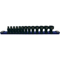 13-Piece 1/4″ Drive Low Profile Nano Impact Sockets – Metric