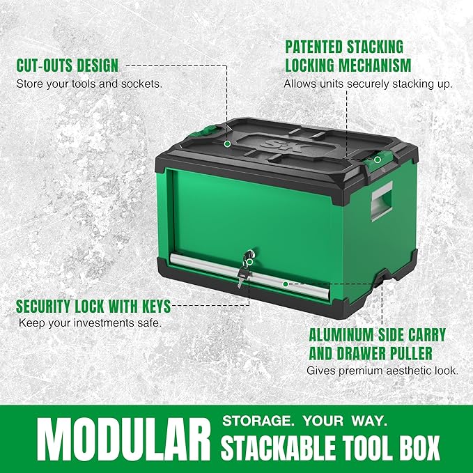 Maximize Space and Efficiency with the Modular Storage Tool Box - Ridge Toolbox
