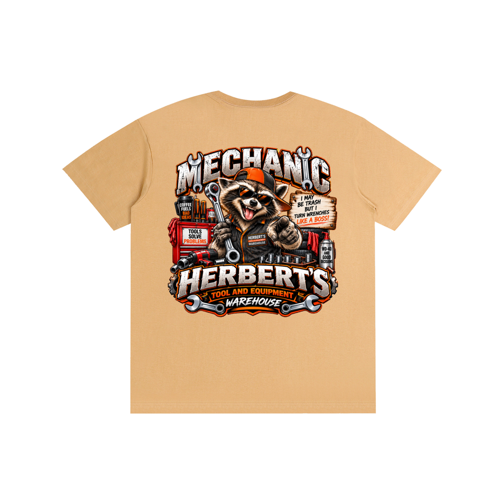 Ricky Raccoon Mechanic Tee - Herbert's Tool & Equipment
