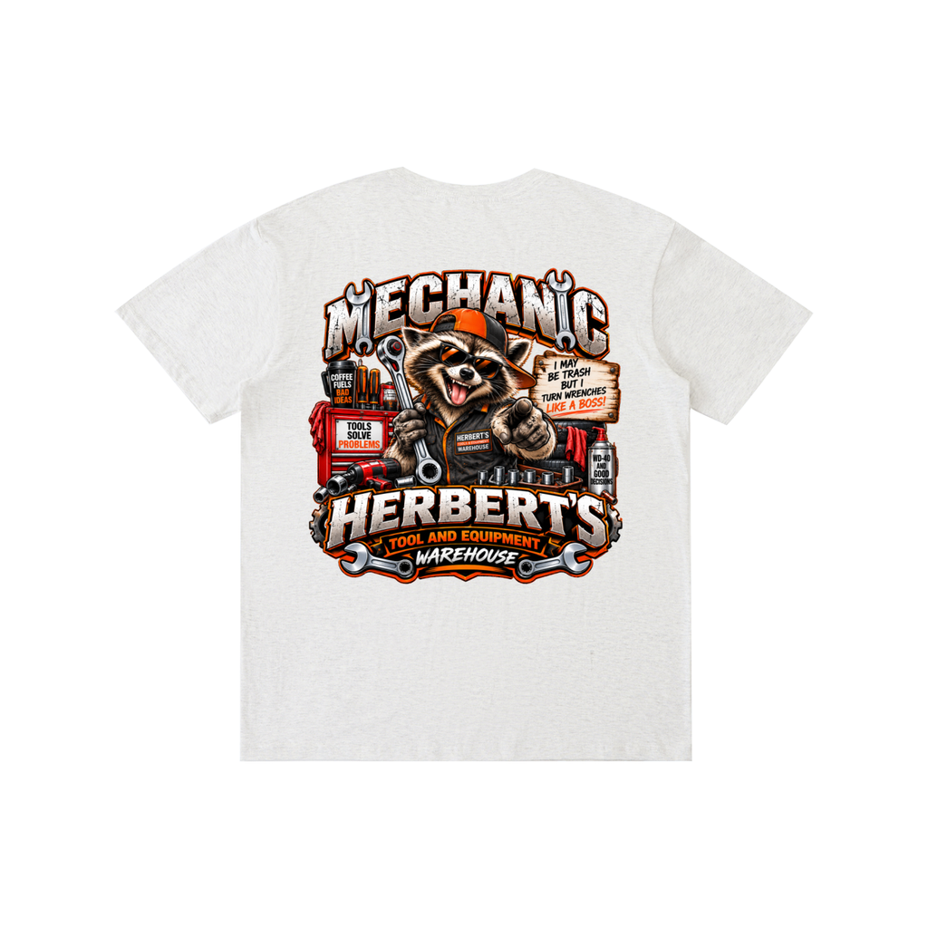 Ricky Raccoon Mechanic Tee - Herbert's Tool & Equipment