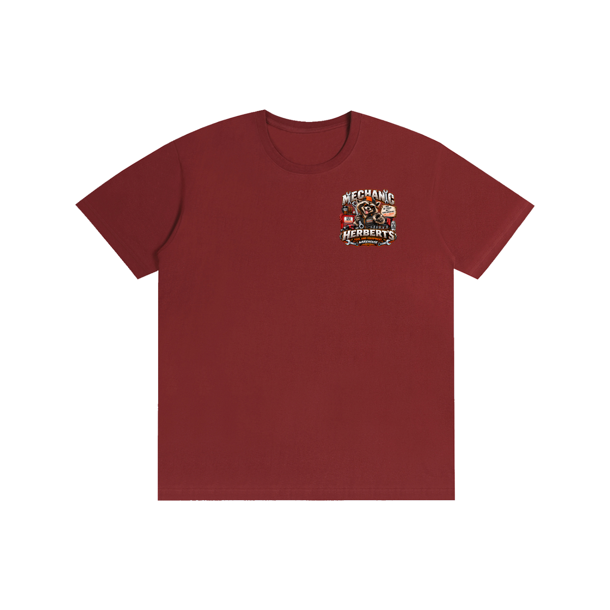 Ricky Raccoon Mechanic Tee - Herbert's Tool & Equipment