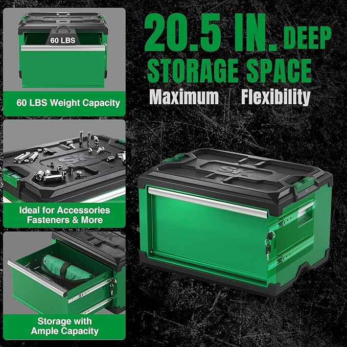 Modular Storage Tool Box - Durable 1-Drawer Steel Design for Efficient Organization - Ridge Toolbox