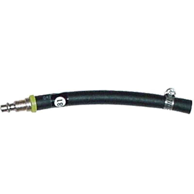 Flo-Dynamics 1/4″ Dia. Black Open End Hose w/ Clamp [Female] (Import) - Ridge Toolbox