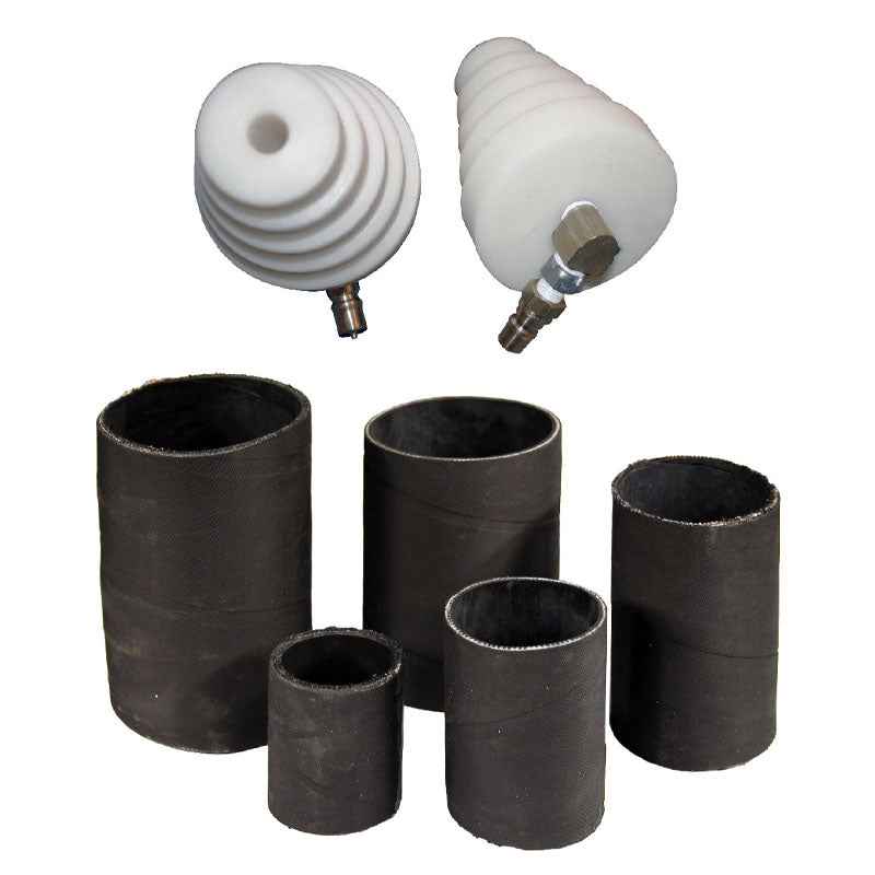 Flo-Dynamics Kit - HD Complete Coolant Hoses (Adapter, 2″-4″ Hoses & 2″-4″ Clamps) - Ridge Toolbox