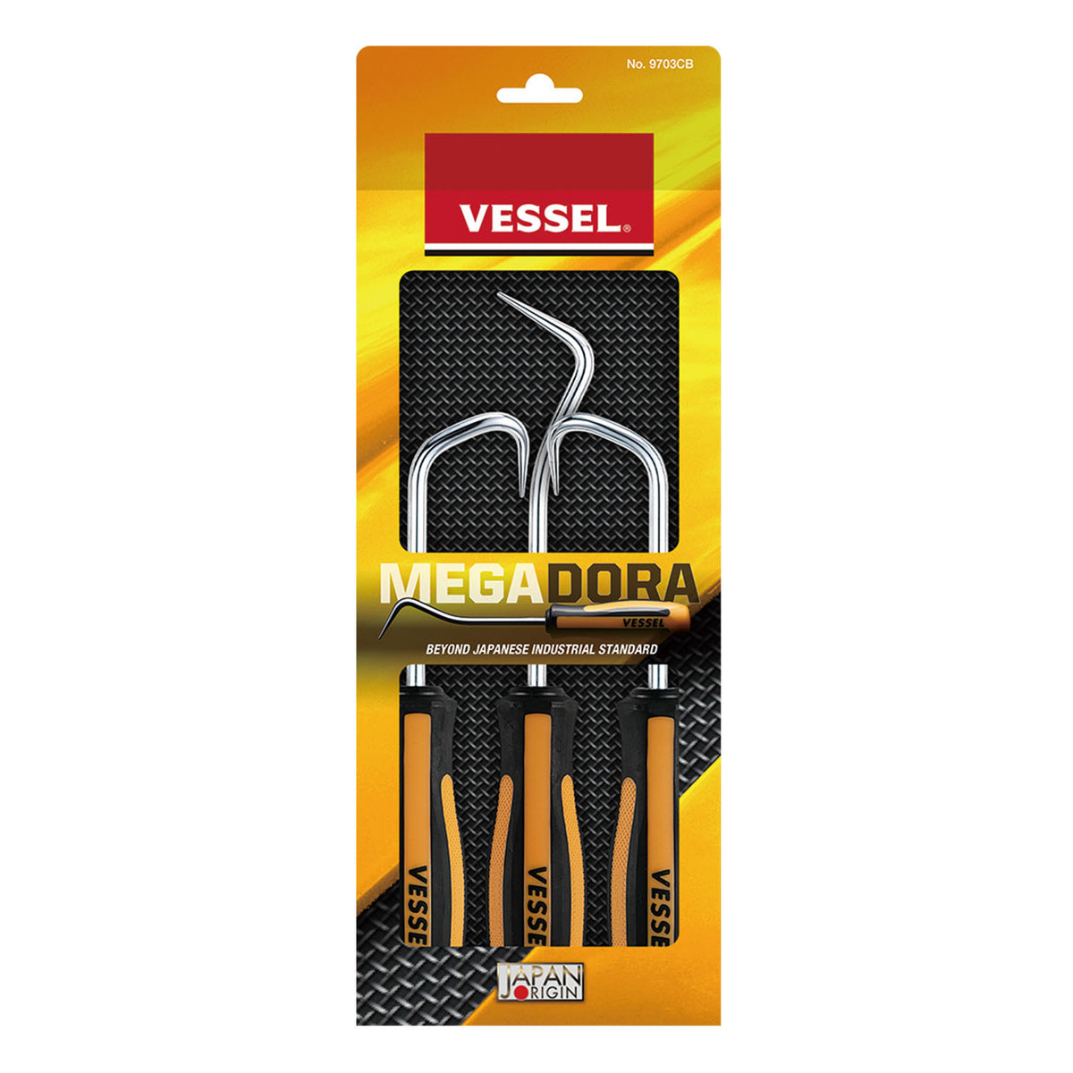 Vessel MEGADORA Hose Remover 3PC. Set - professional screwdrivers