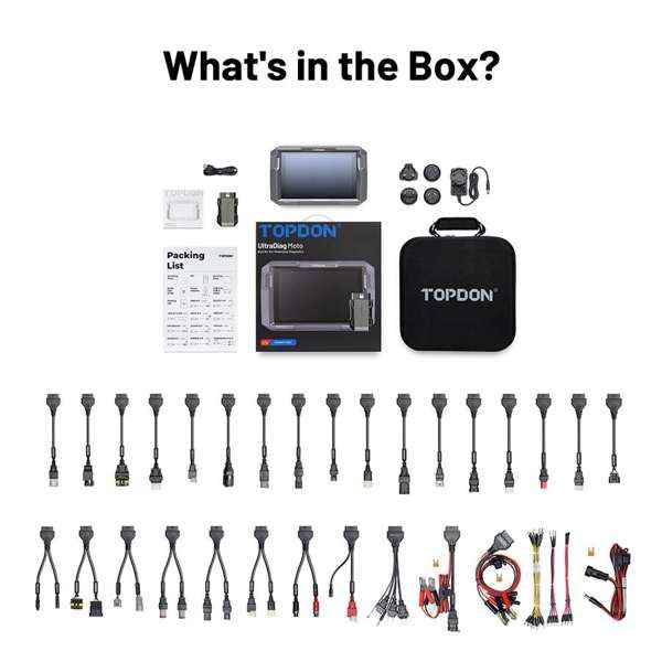 TOPDON 8-inch Wireless Motorcycle Diagnostic Tool - Ridge Toolbox