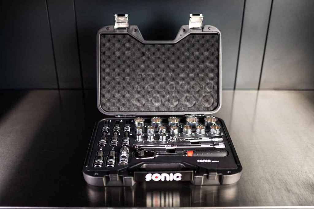 Sonic Tools - MCS SAE Socket Set 1/2", 28-pcs - Ridge Toolbox