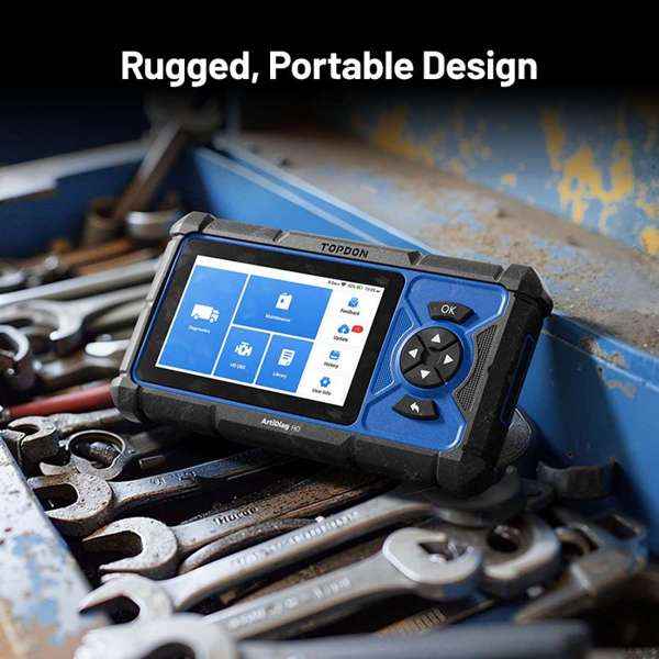 TOPDON 5" Heavy-Duty Scan Tool w/Service Functions - Ridge Toolbox