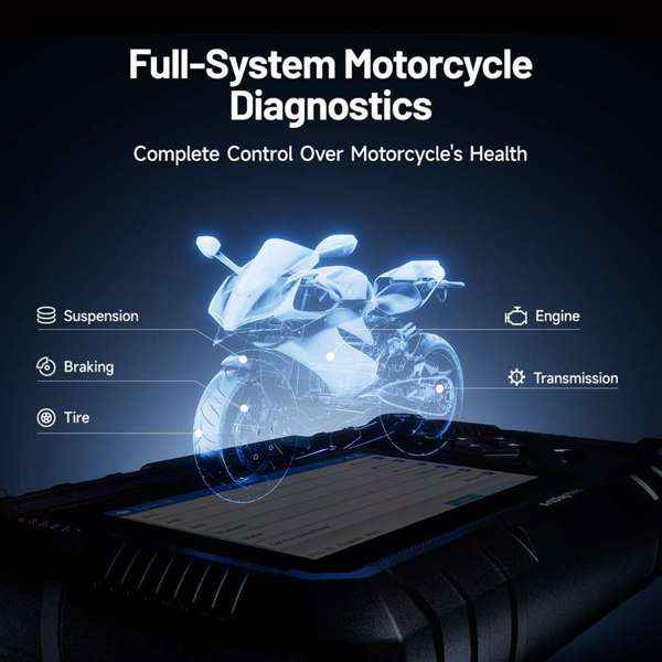 TOPDON 5 Inch Motorcycle Diagnostic Tool - Ridge Toolbox