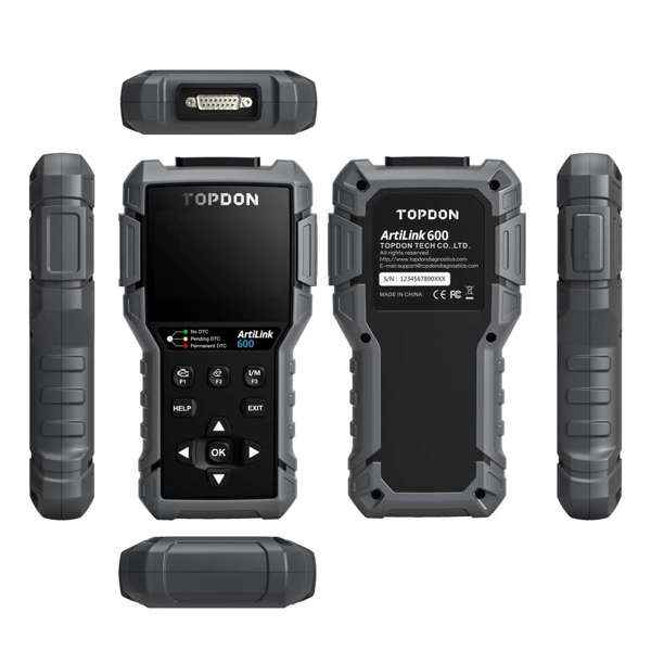 TOPDON Code Reader - ABS & SRS Active Tests & Live Data - Ridge Toolbox