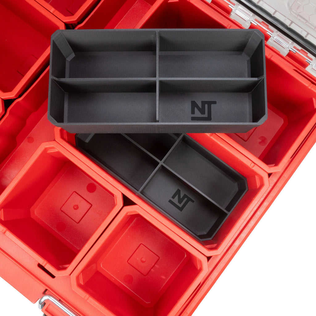 Stacking Divider Bins Large for Milwaukee PACKOUT Organizer