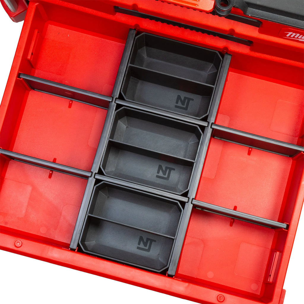 Divider Bins Small for Milwaukee PACKOUT 3-Drawer (3-Pack)
