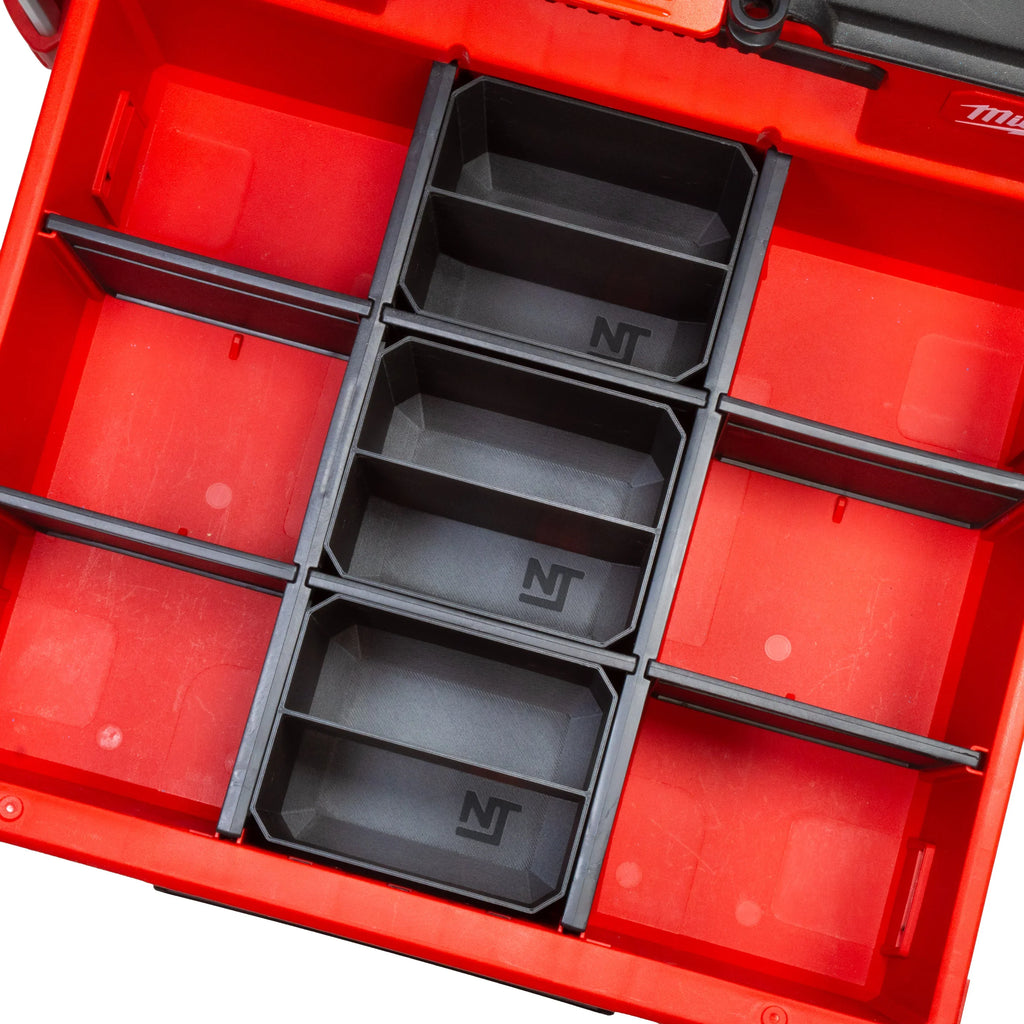 Divider Bins Small for Milwaukee PACKOUT 2-Drawer (3-Pack)