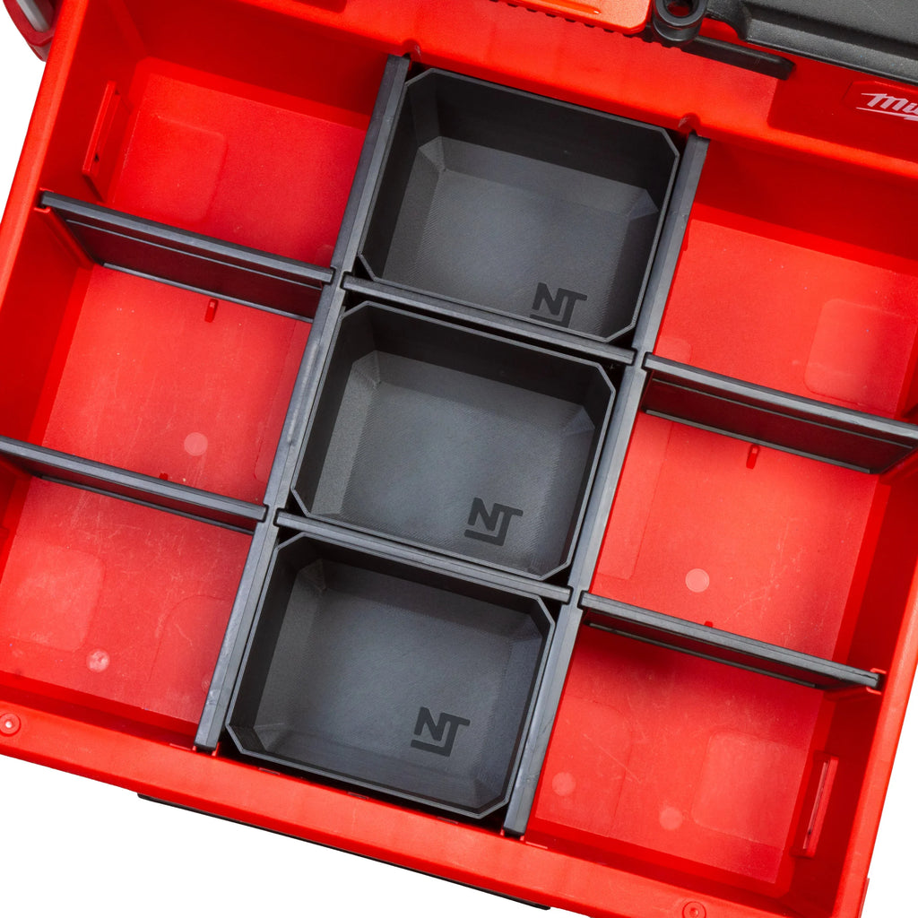 Divider Bins Small for Milwaukee PACKOUT 2-Drawer (3-Pack)