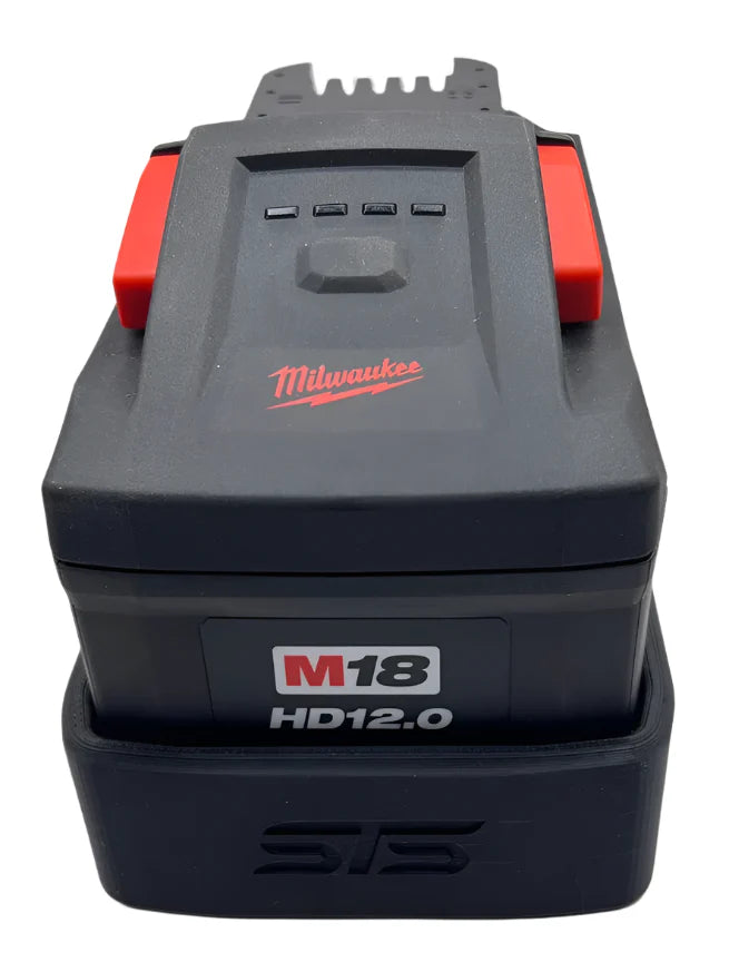 STS Auto Design MW1812F – Milwaukee M18 12.0 Forge Magnetic Battery Cover - Ridge Toolbox