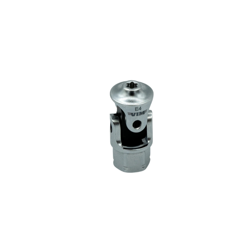 VIM Tools - 9 PC. DUAL DRIVE STUBBY UJ E-TORX  SOCKET SET - 1/4'' X 11MM DR. - GREEN MAGRAIL