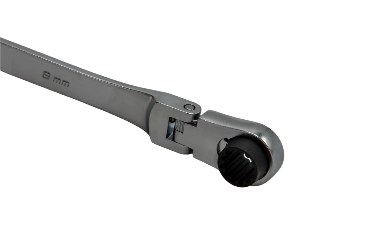 Vim Tools - 6 Pc. Deep Spline Ratcheting Flex Head Xl Wrench Set