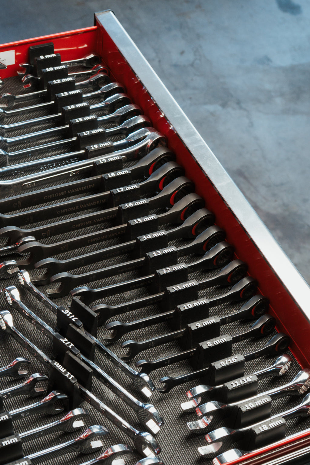 Wrench Size Labels - SAE