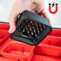 Magnetic Bit Bins for Milwaukee Low-Profile PACKOUT Organizer