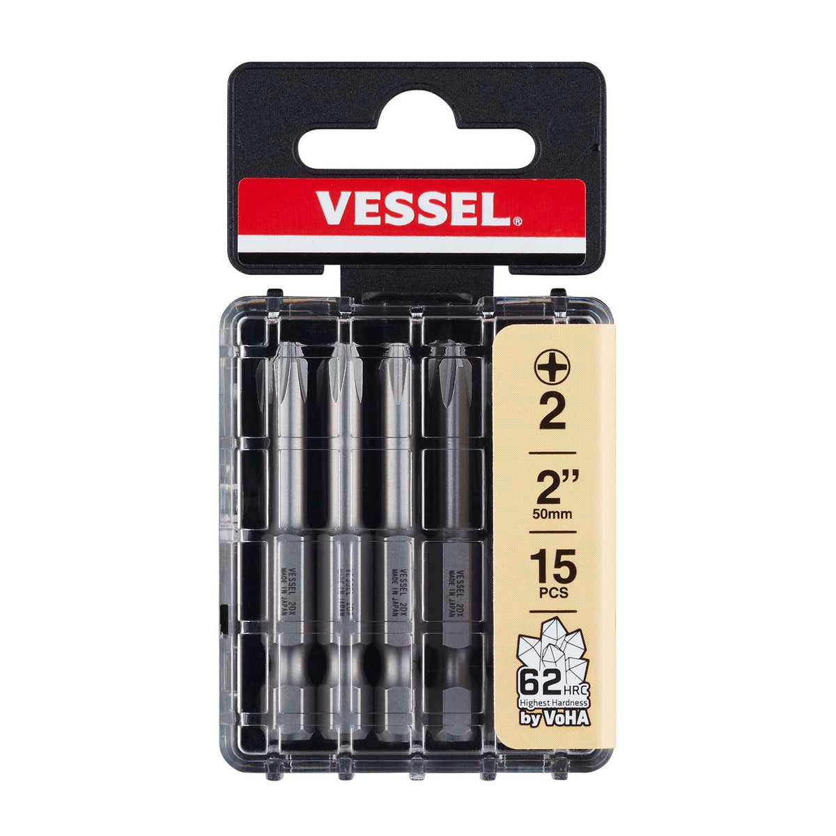 Vessel DRYWALLER Insert Bit +2x50mm 20PC. (Case)